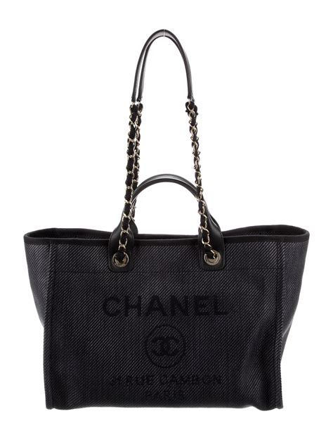 medium chanel deauville tote|Chanel deauville tote large size.